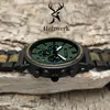 Holzwerk HERSBRUCK Herren Edelstahl & Holz Uhr Chronograph Produktbild-Vorschau 4