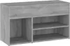 vidaXL Lavica na topánky Grey Sonoma 80x30x45 cm Drevo Náhľad obrázku produktu 3