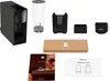 A collection of items related to a Nespresso coffee machine, including the machine itself, accessories, and documentation. Produktbild-Vorschau