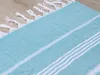 Strandtuch FARAO 90 x 180 cm, türkis, 70% Baumwolle | 30% Produktbild-Vorschau 9