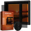 Netsa | Fenster Moskitonetz 150x180 cm Schwarz – Produktbild-Vorschau 1