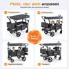 Sekey Bollerwagen Faltbar mit Dach Kinder Bollerwagen mit Produktbild-Vorschau 2