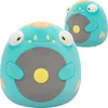Two plush toys of a teal, round creature with gray circular markings on its belly and orange accents on its head and sides. Produktbild-Vorschau