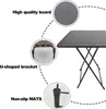 Klappbarer Esstisch Quadratisch Massiv MDF 4 Personen Home Produktbild-Vorschau 6
