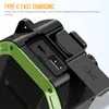 Close-up of the ports and charging features of a portable speaker. Podgląd zdjęcia produktu