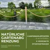 Recinzione da Giardino in Legno 6 Pali 80 cm con Corda di Anteprima dell’immagine prodotto 6