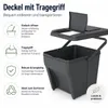 Mülltrennsystem 3x25 L – Stapelbare Abfallbehälter mit Produktbild-Vorschau 5
