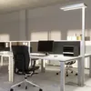 Arcchio LED-Stehleuchte Logan Neo, silber, dimmbar, Metall Produktbild-Vorschau 2