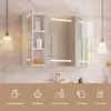 Mobiletto da bagno INONEFT con specchio, illuminazione a Anteprima dell’immagine prodotto 6