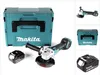 A Makita angle grinder set with a storage case and battery. Produktbild-Vorschau