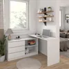 Homlando hoekbureau voor computer, wit, 130 x 120 cm, Productafbeelding-voorbeeld 12