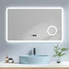 EMKE Miroir de salle de bain LED 100x60cm miroir mural avec Voir les images du produit 1