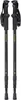 A pair of black trekking poles against a white background. Produktbild-Vorschau