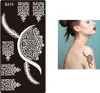 Henna Tattoo Schablone Airbrush Stencil Ornamente Produktbild-Vorschau 1
