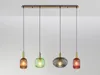 Globo Lighting Hängeleuchte Metall messingfarben, 4x E27 Produktbild-Vorschau 3