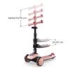 Kinderkraft HALLEY 2 – 2-in-1 Balance-Kinderroller mit Sitz Produktbild-Vorschau 3