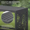 ML-Design Kaminholzregal Innen/Aussen mit Sitzbank, Metall Produktbild-Vorschau 6