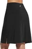 Gonna sportiva da tennis da donna con tasche, comoda, nera, Anteprima dell’immagine prodotto 6