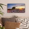 MuchoWow® - Leinwandbilder - Heide bei Sonnenuntergang, Produktbild-Vorschau 2
