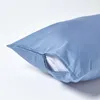 HOMESCAPES Taie d'oreiller densité 1000 fils bleu ciel, 40 Voir les images du produit 3