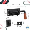 KOTARBAU® Rygiel 280mm prawy z kłódką Rygiel drzwiowy Podgląd zdjęcia produktu 3