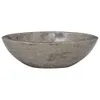 vidaXL Waschbecken Grau 53x40x15 cm Marmor Produktbild-Vorschau 1