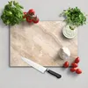 DEQORI Schneidebrett Glas 30x20 cm 'Helle Marmorfläche' Produktbild-Vorschau 2