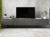 Szafka RTV Loft Wisząca Komoda RTV Industrialna Grafit MAT Podgląd zdjęcia produktu 4