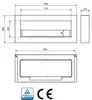 Krb na etanol 90 cm BOX s otváracím sklom. Bioetanolový Náhľad obrázku produktu 13