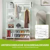 YITAHOME Garderobenständer mit Schuhaufbewahrung, Produktbild-Vorschau 5