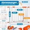 KIDIZ® Absperrgitter zum Klemmen mit Katzenklappe, Produktbild-Vorschau 2