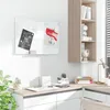 Vinsetto Whiteboard Magnetisch Magnettafel mit 4 Markern 10 Produktbild-Vorschau 2