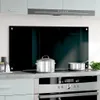 vidaXL Küchenrückwand Schwarz 100x50 cm Hartglas Produktbild-Vorschau 2