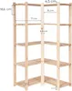 STOLMAK Holzregal Eckregal 83x170x38 cm Kiefernholz Produktbild-Vorschau 7