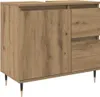 vidaXL Kúpeľňová skrinka Artisan dub 65x33x60 cm materiál Náhľad obrázku produktu 1