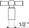 A technical drawing of a tool. Produktbild-Vorschau
