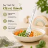 Kinderbesteck 6er Set Kinder Besteck Edelstahl Tiermotiv Produktbild-Vorschau 4