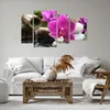 Bild auf Leinwand - Leinwandbild - Orchidee Bambus Produktbild-Vorschau 6