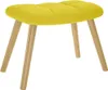 Sillón de relax con reposapiés, tapizado en tela de color Vista previa de la imagen del producto 4