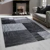 Teppium Tapis 200x290 cm Noir Poils Courts Design Abstrait Voir les images du produit 2