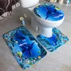 Badematten Set 3 Teilig Badvorleger WC Vorleger ohne Produktbild-Vorschau 5