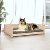 vidaXL Pelech pre psov 95,5x65,5x28 cm Borovicový masív Náhľad obrázku produktu 3