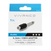 ViVanco™46049, 6.3mm, RCA, Czarny Podgląd zdjęcia produktu 2