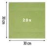 Betz 20 Stück Seiftücher 30x30 cm PREMIUM 100% Baumwolle Produktbild-Vorschau 2