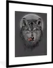 MuchoWow® Gerahmtes Poster Wolf - Mond - Tiere - Dunkelheit Produktbild-Vorschau 1