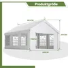 Faltpavillon 4x6m Pavillon Faltbar Wasserdicht Gartenzelt, Produktbild-Vorschau 7