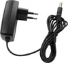 A black power adapter with a European plug and a coiled cable with a barrel connector. Anteprima dell’immagine prodotto