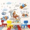 GKA XXL Wandtattoo Bärchen GK04 Bär Wolken Luftballons Mond Produktbild-Vorschau 2