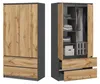 Šatníková skriňa Šatníková skriňa široká 90 cm s 2 Náhľad obrázku produktu 1