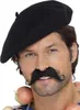 Baskenmütze schwarz - für Fasching Karnevalskostüm Produktbild-Vorschau 2